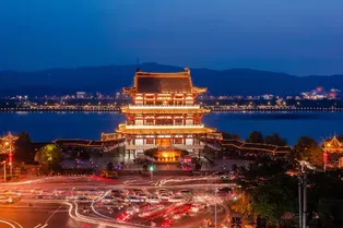 Du Fu Pavilion - Hunan Tourist Attraction