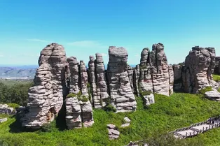 Asihatu Stone Forest - Inner Mongolia Tourist Attraction
