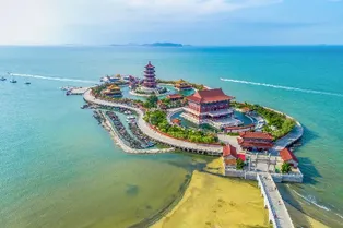 Eight Immortals Crossing the Sea Scenic Area in Yantai - Shandong Tourist Attraction