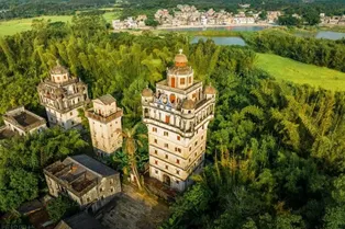 Kaiping Diaolou Cultural Tourism Zone in Jiangmen - Guangdong Tourist Attraction