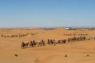 Shapotou Tourist Scenic Area in Zhongwei - Ningxia Tourist Attraction