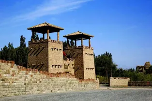 Baishuijian Ancient Town Scenic Area - Xinjiang Tourist Attraction