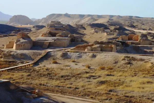 Huola Mountain Ancient Silk Road Village Scenic Area - Xinjiang Tourist Attraction