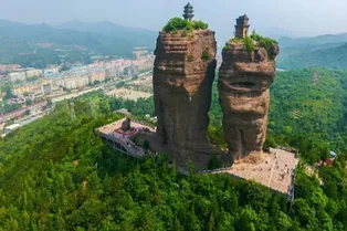 Shuangta Mountain Scenic Area - Hebei Tourist Attraction