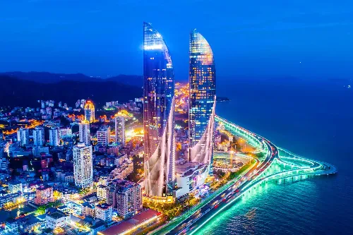 Xiamen Twin Towers - Fujian Tourist Attraction